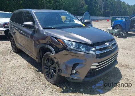 2019 Toyota Highlander Limited Platinum from USA, damaged, VIN 5TDYZRFH7KS342152